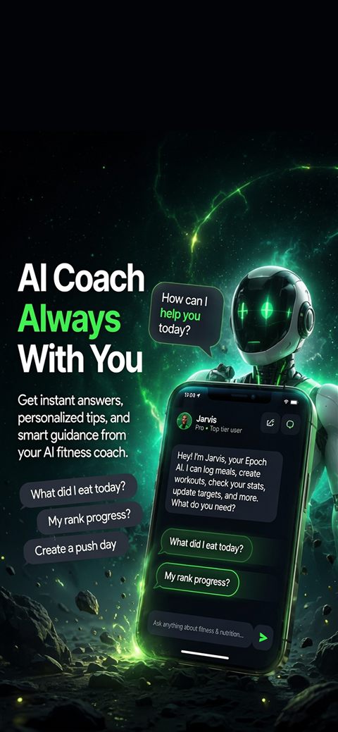 Concept art for the AI coach chat screen