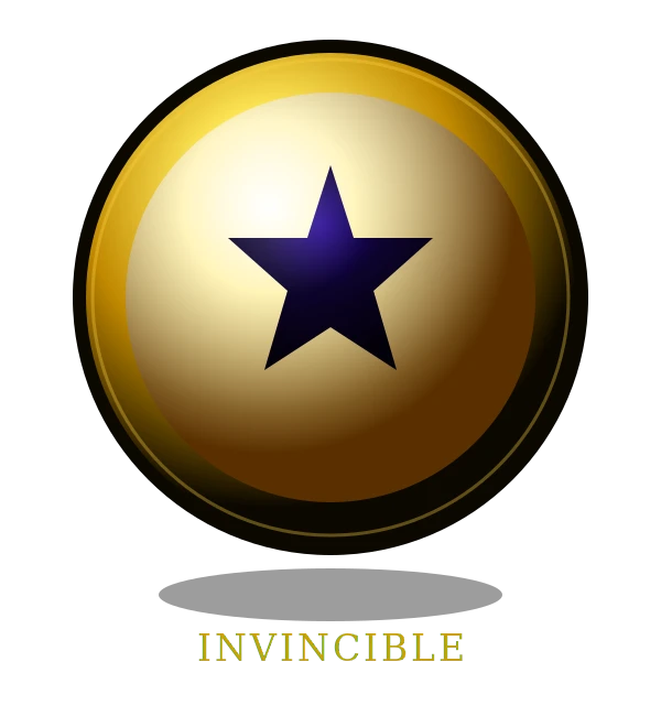 Invincible badge